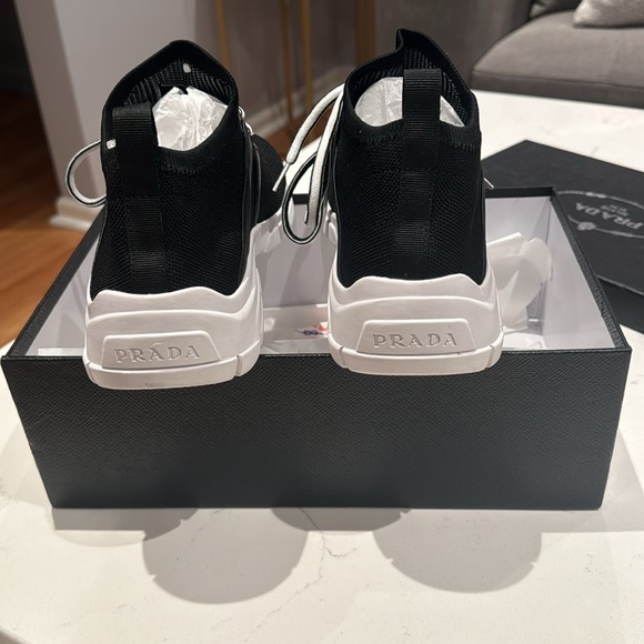 Prada mesh lace sneakers brand new never worn only tried on once .. - Picture 10 of 10